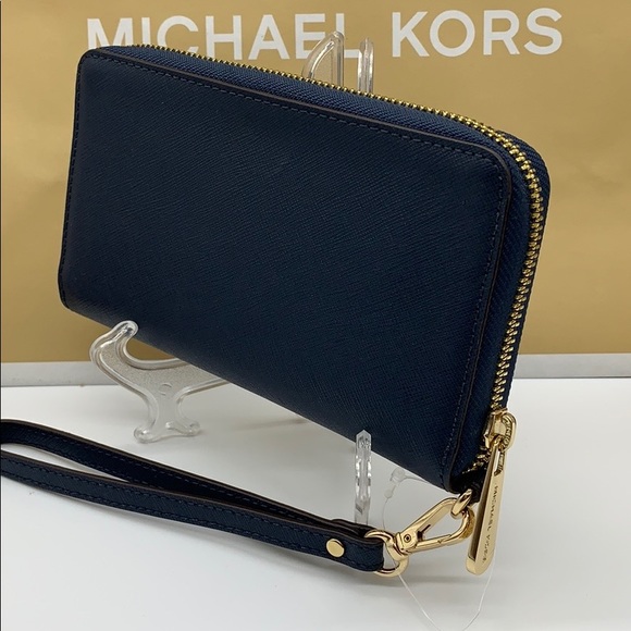 Michael Kors Jet Set Travel LG FLAT MF PHN CASE - Picture 6 of 16